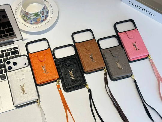 Phone Case With Hand Strap And Wallet Card