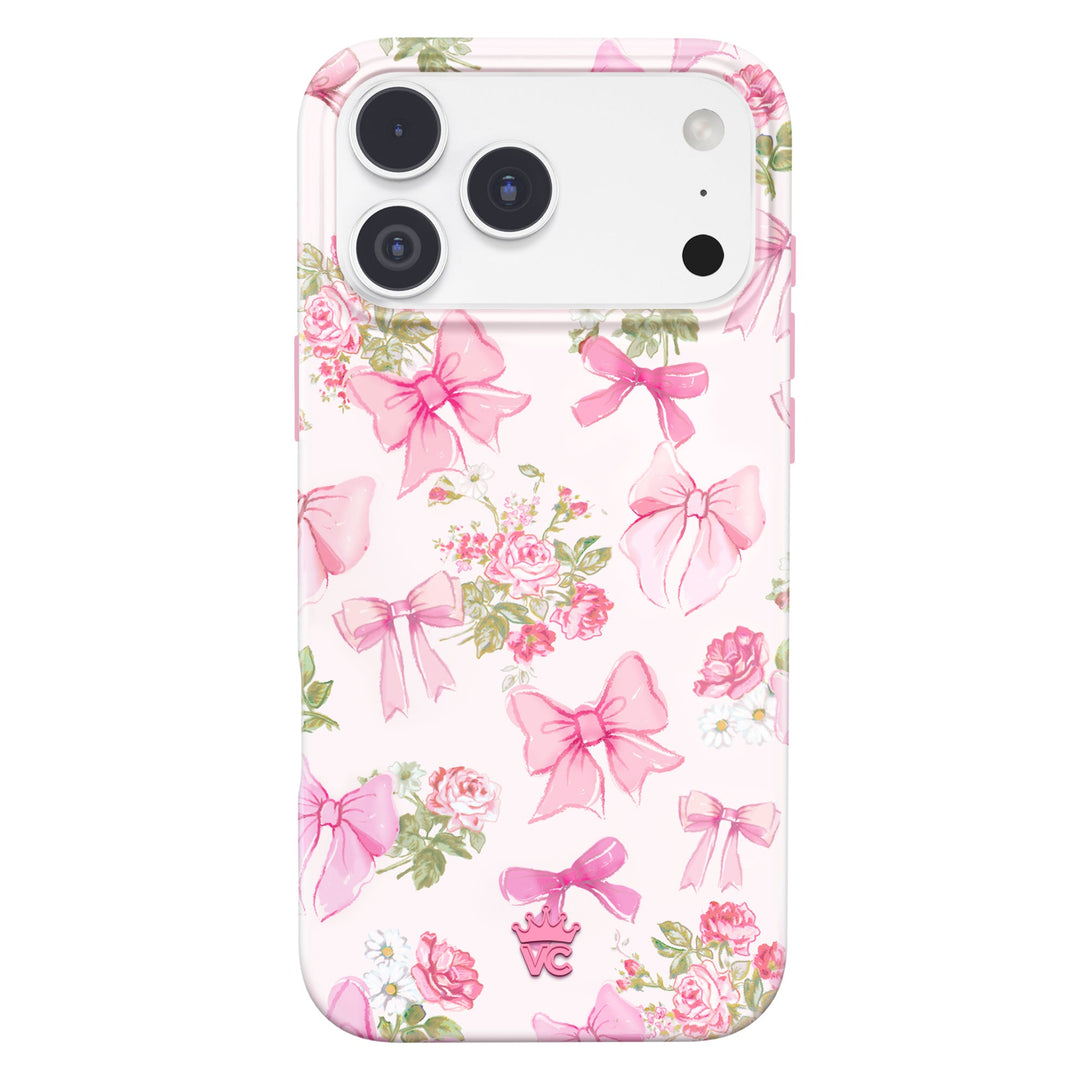 Posie Pink Bow iPhone Case – Cute Aesthetic Phone Cover