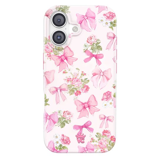 Posie Pink Bow iPhone Case – Cute Aesthetic Phone Cover