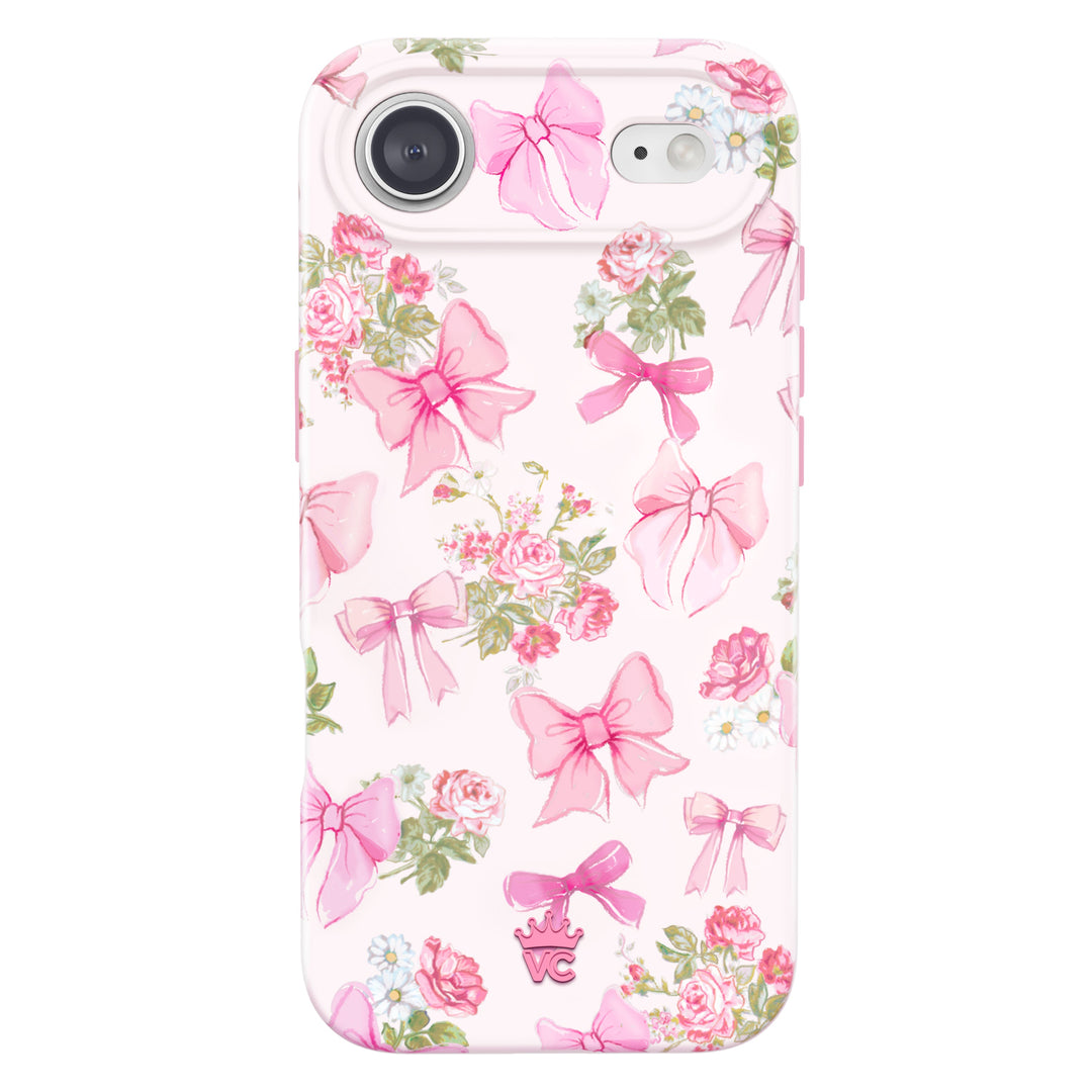 Posie Pink Bow iPhone Case – Cute Aesthetic Phone Cover