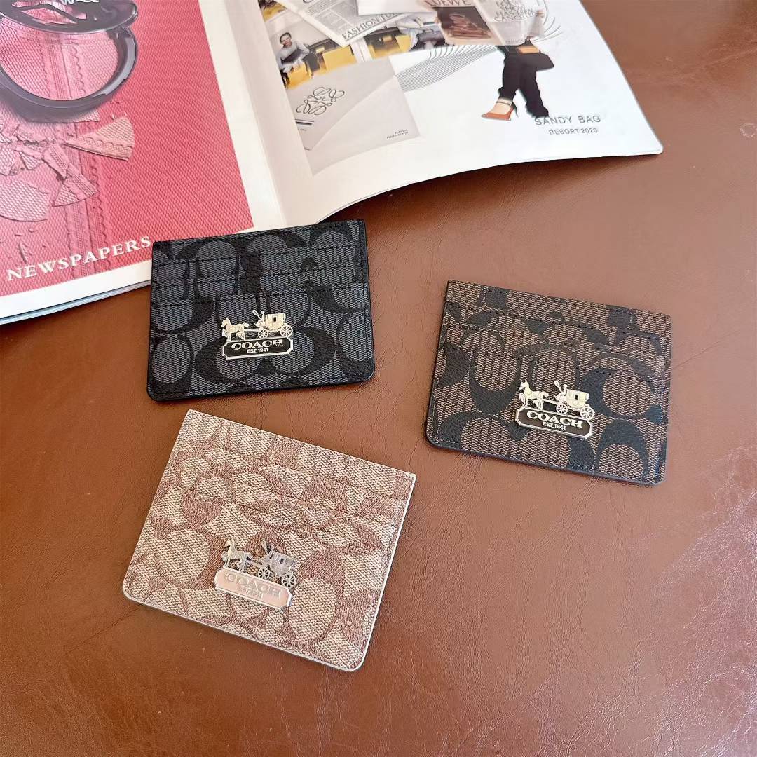 Premium Coach Wallet Card Holder