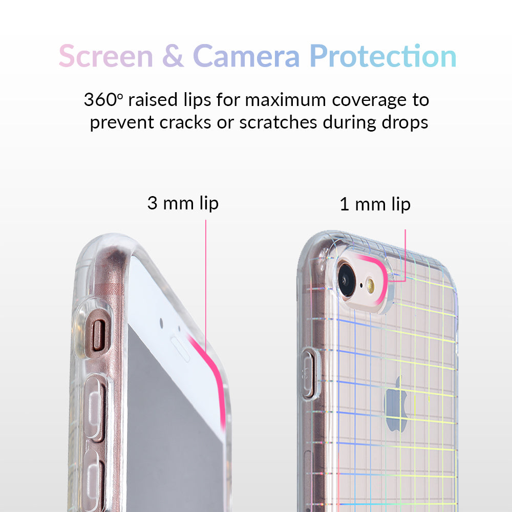 Off The Grid Holo iPhone Case – Luxury Aesthetic Phone Cover