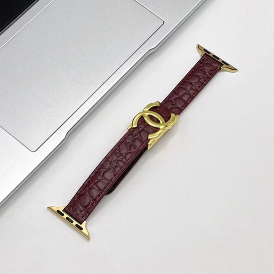 Double C Designer Apple Watch Band Strap