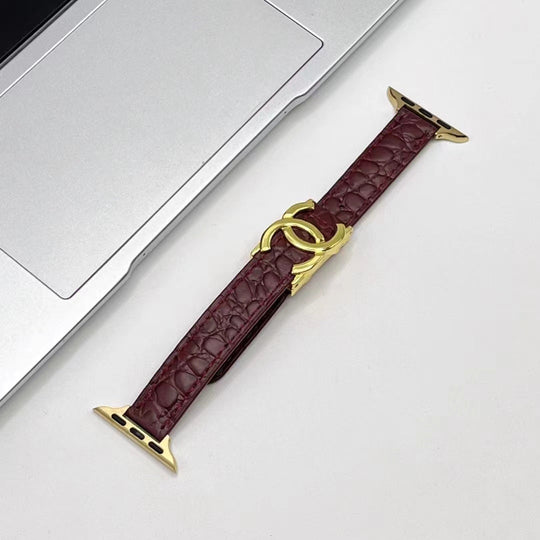 Double-C Leather Strap
