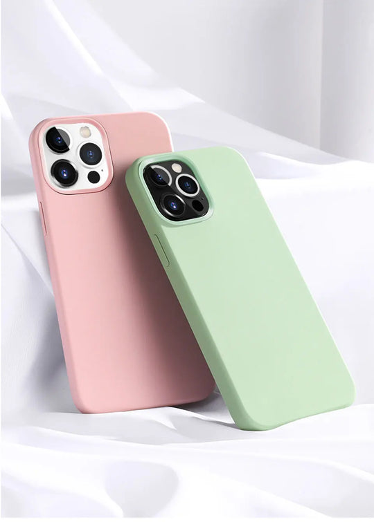 Shop Shockproof Matte Phone Case for iPhone 11–17 Pro Max & Plus – Anti-Fingerprint TPU Cover
