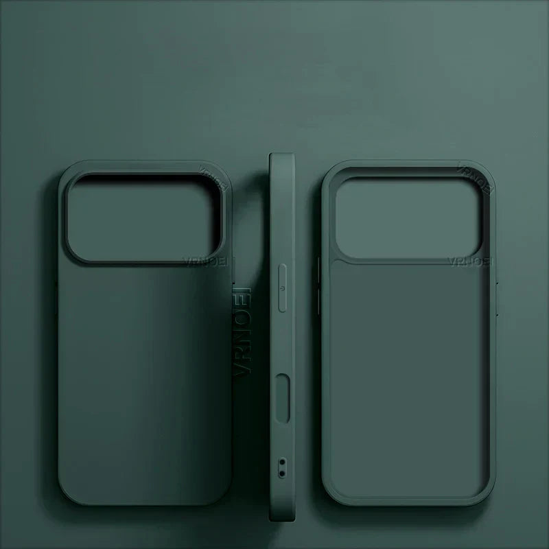 Shop Shockproof Matte Phone Case for iPhone 11–17 Pro Max & Plus – Anti-Fingerprint TPU Cover