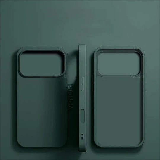 Shop Shockproof Matte Phone Case for iPhone 11–17 Pro Max & Plus – Anti-Fingerprint TPU Cover