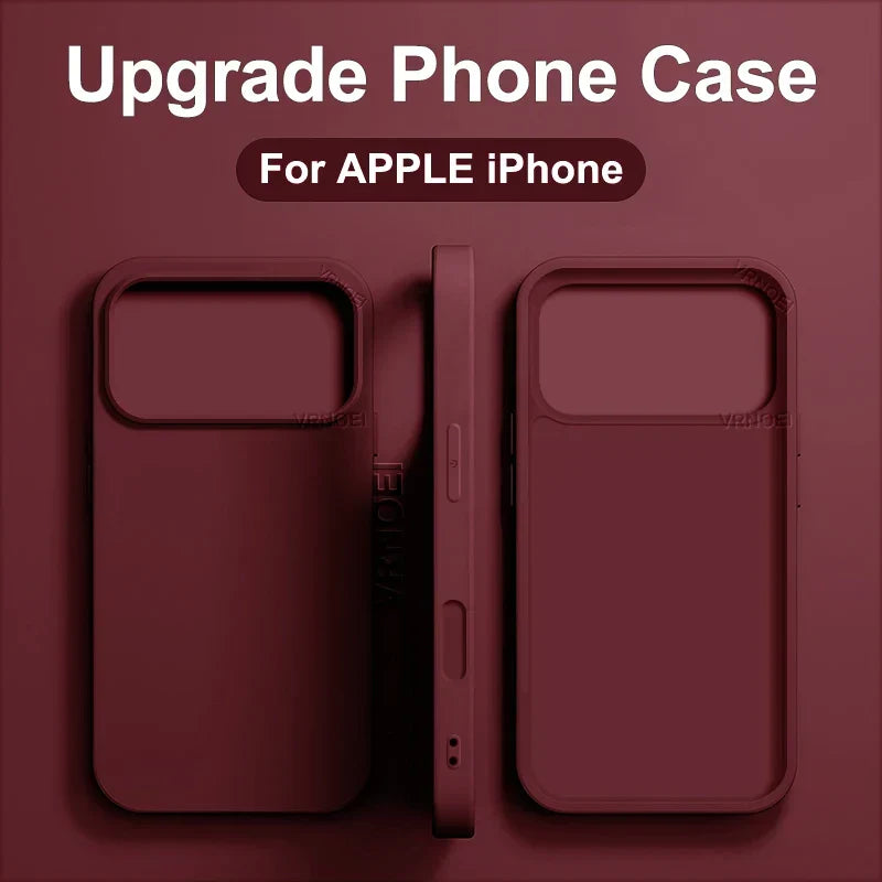 Shop Shockproof Matte Phone Case for iPhone 11–17 Pro Max & Plus – Anti-Fingerprint TPU Cover