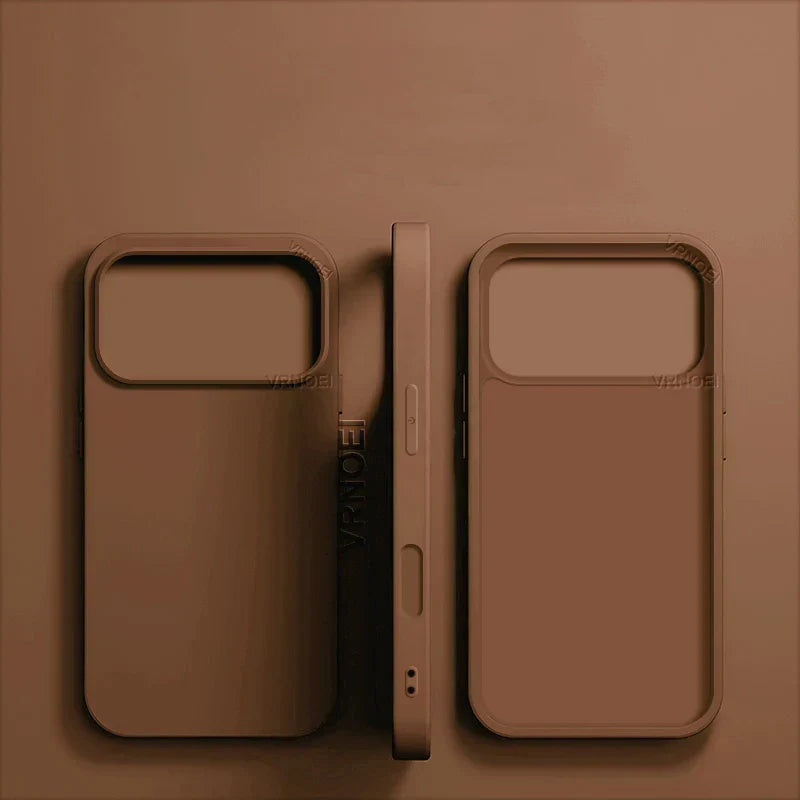Shop Shockproof Matte Phone Case for iPhone 11–17 Pro Max & Plus – Anti-Fingerprint TPU Cover