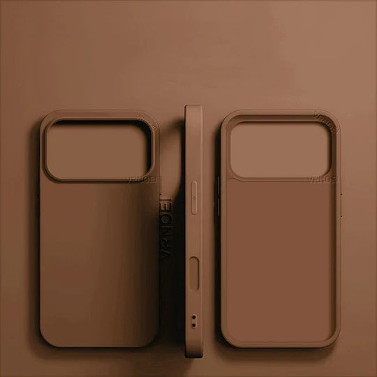 Shop Shockproof Matte Phone Case for iPhone 11–17 Pro Max & Plus – Anti-Fingerprint TPU Cover