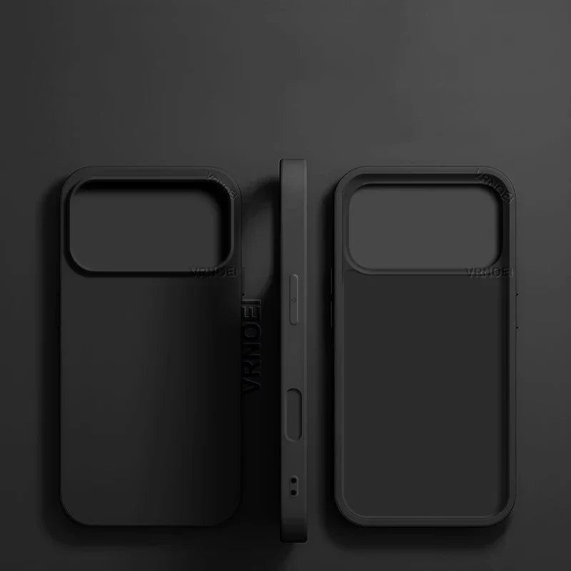 Shop Shockproof Matte Phone Case for iPhone 11–17 Pro Max & Plus – Anti-Fingerprint TPU Cover