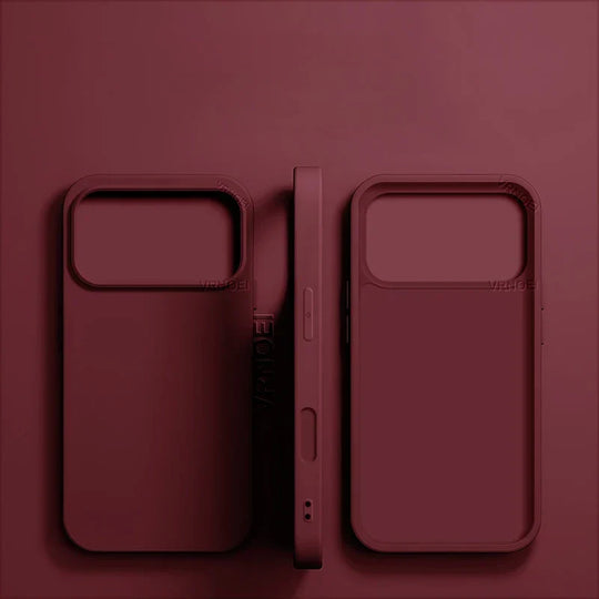 Shop Shockproof Matte Phone Case for iPhone 11–17 Pro Max & Plus – Anti-Fingerprint TPU Cover