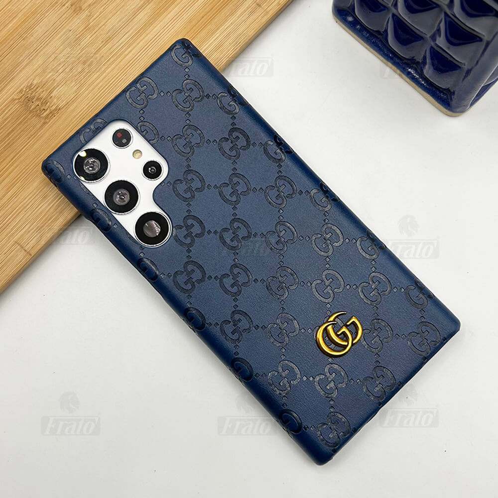 Luxury Fashion Brand Leather Case For Samsung Galaxy