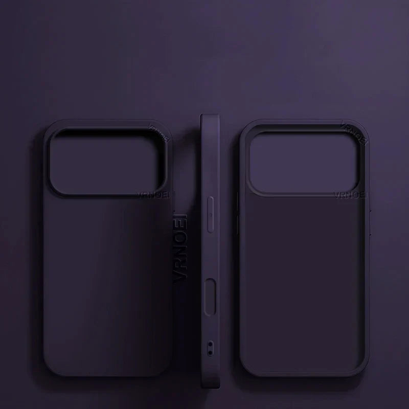 Shop Shockproof Matte Phone Case for iPhone 11–17 Pro Max & Plus – Anti-Fingerprint TPU Cover