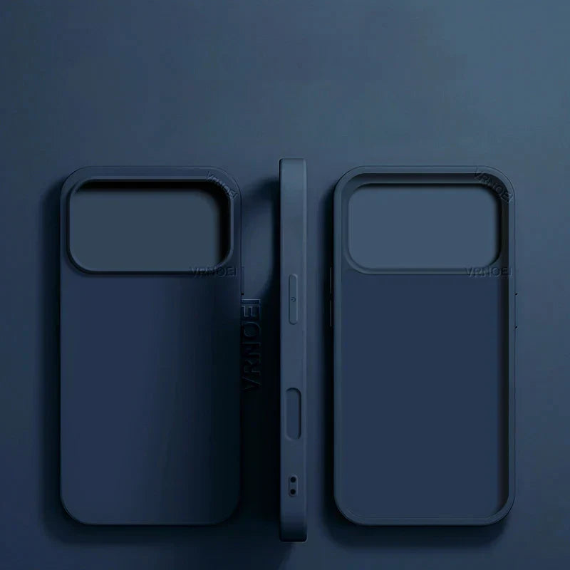 Shop Shockproof Matte Phone Case for iPhone 11–17 Pro Max & Plus – Anti-Fingerprint TPU Cover