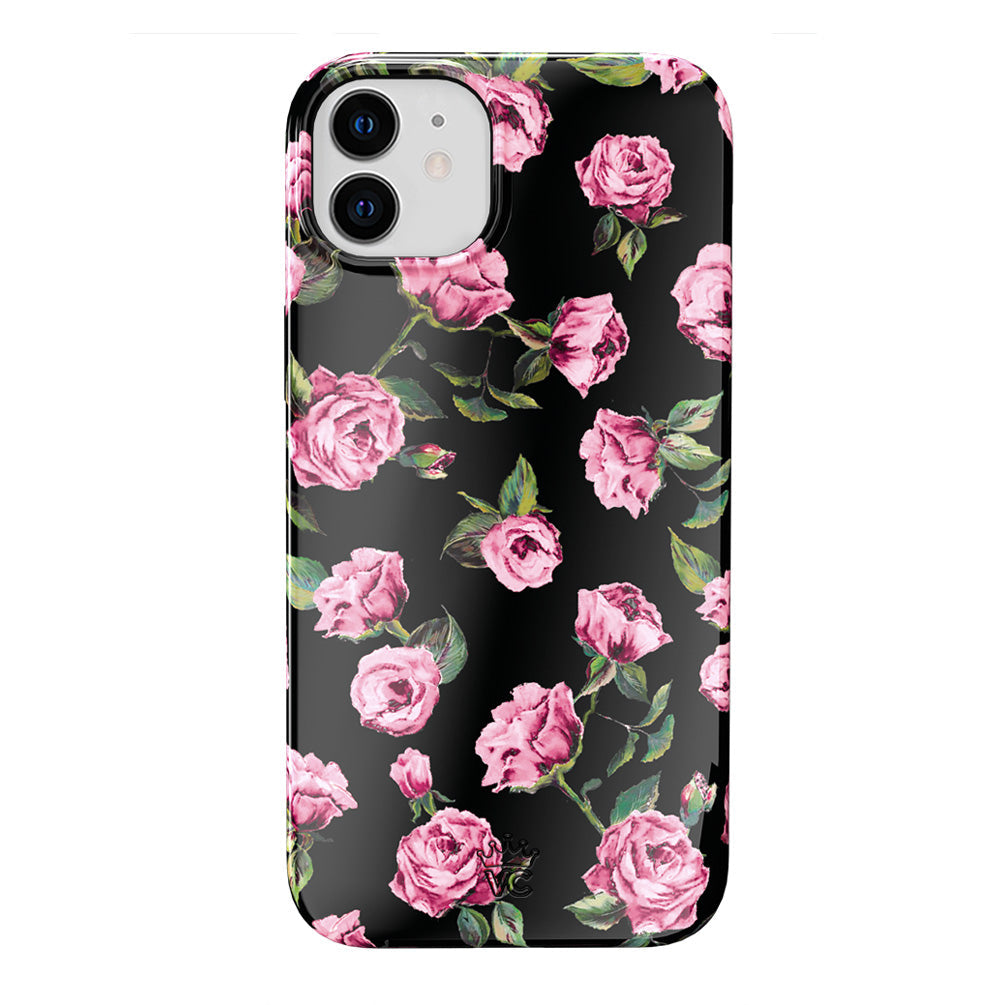 Pink Rose Floral iPhone Case – Stylish Slim Phone Cover