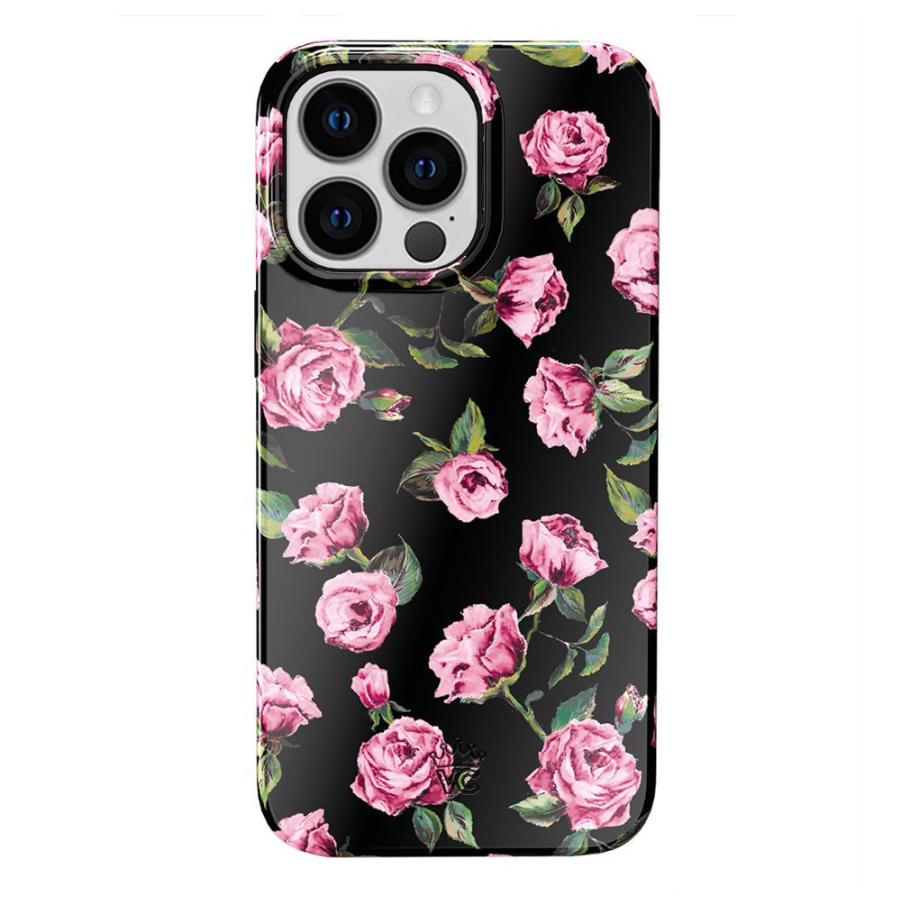 Pink Rose Floral iPhone Case – Stylish Slim Phone Cover