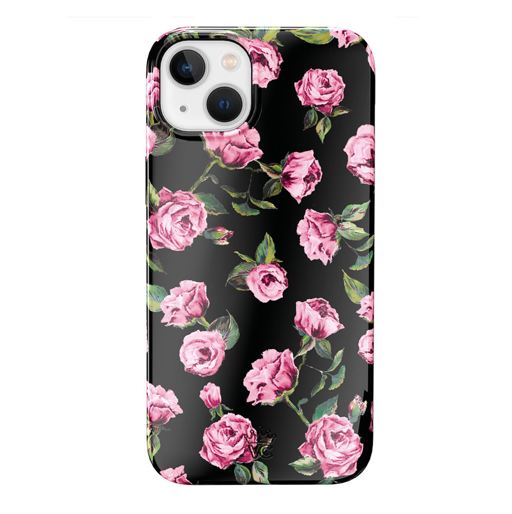 Pink Rose Floral iPhone Case – Stylish Slim Phone Cover