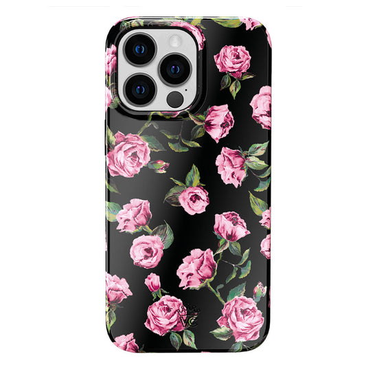 Pink Rose Floral iPhone Case – Stylish Slim Phone Cover