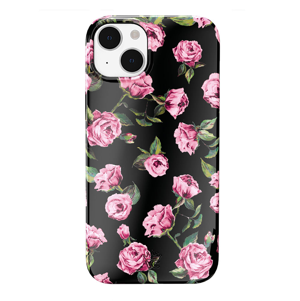 Pink Rose Floral iPhone Case – Stylish Slim Phone Cover