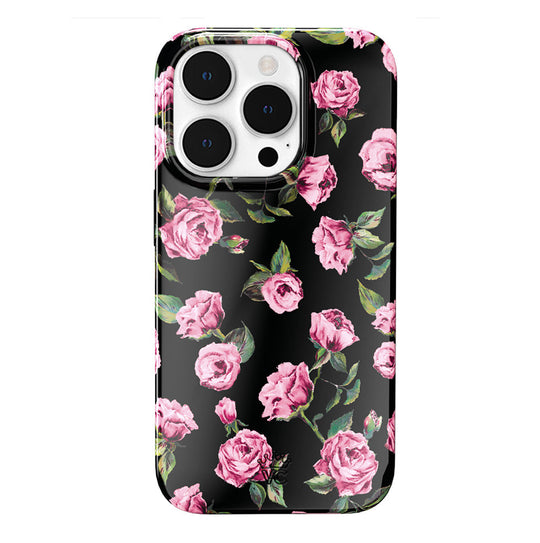 Pink Rose Floral iPhone Case – Stylish Slim Phone Cover