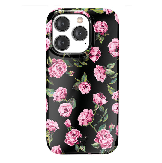 Pink Rose Floral iPhone Case – Stylish Slim Phone Cover