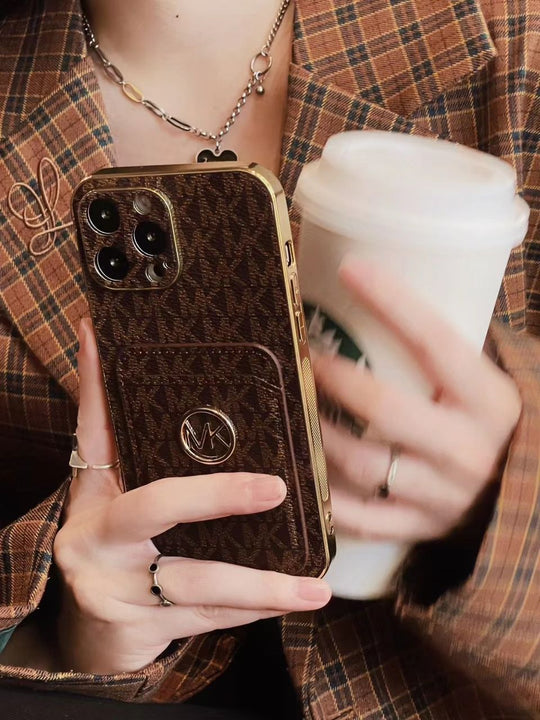 Stylish Monogram Phone Cases with Card Holder