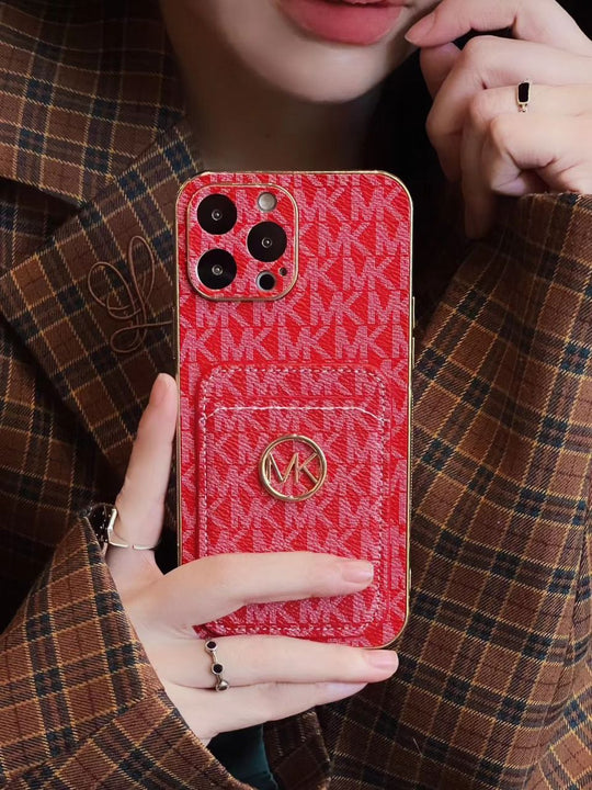 Stylish Monogram Phone Cases with Card Holder