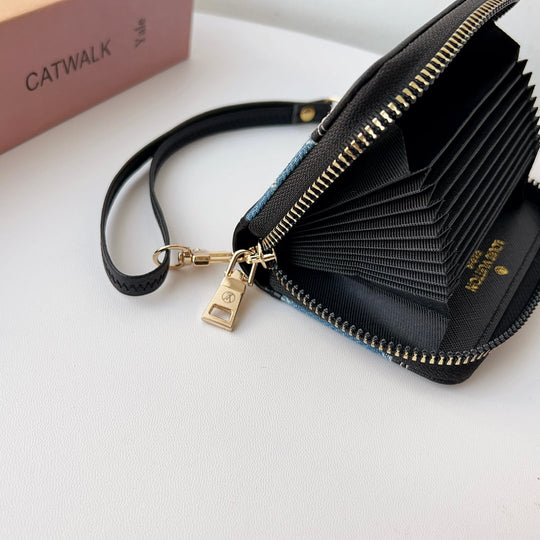 Mini Handbag Zip Wallet Card Holder Leather Coin Purse