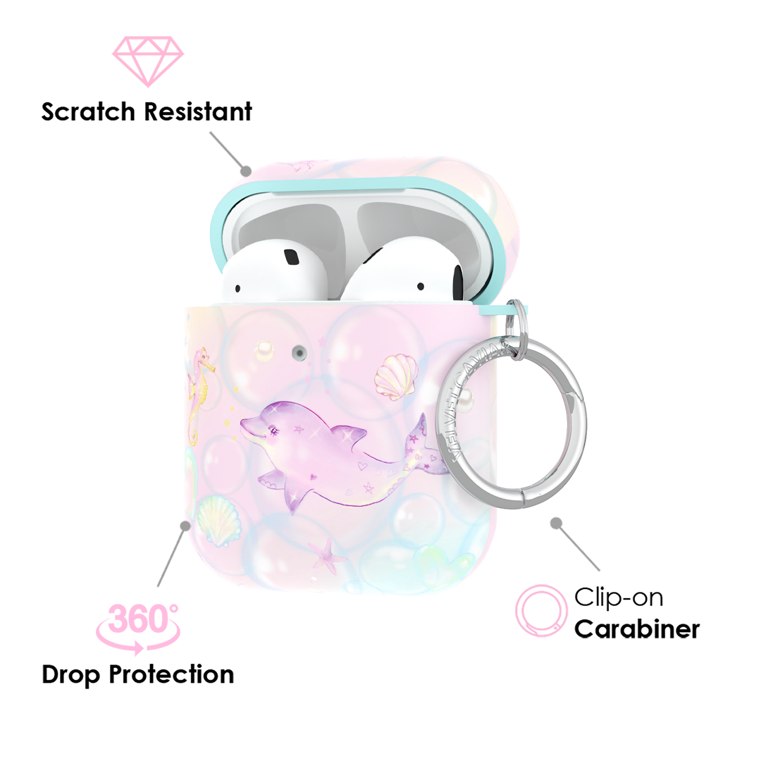 Aqua Angels AirPods Case – Cute Protective Cover