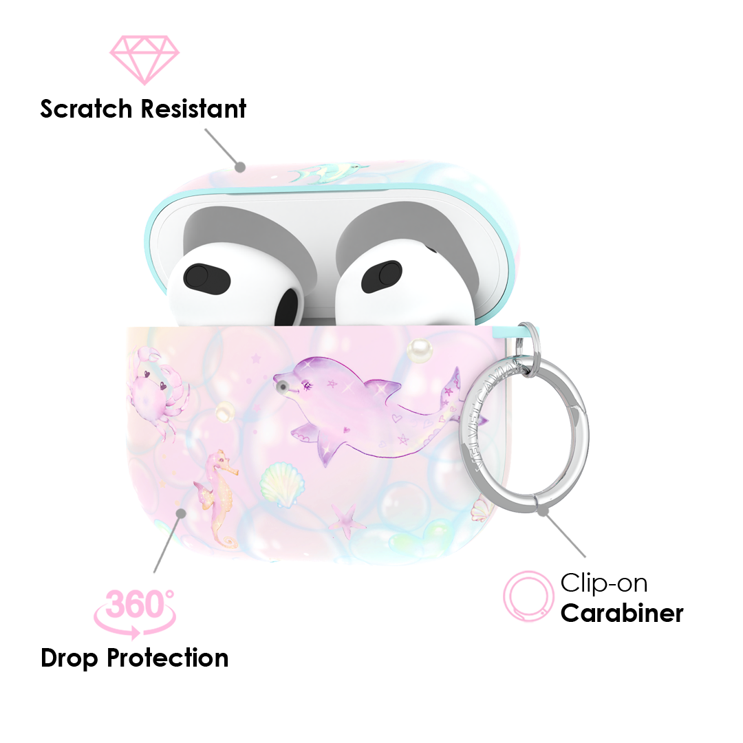 Aqua Angels AirPods Case – Cute Protective Cover