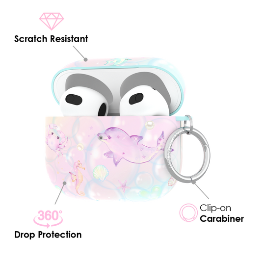 Aqua Angels AirPods Case – Cute Protective Cover