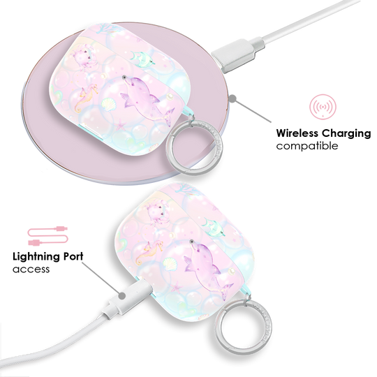 Aqua Angels AirPods Case – Cute Protective Cover