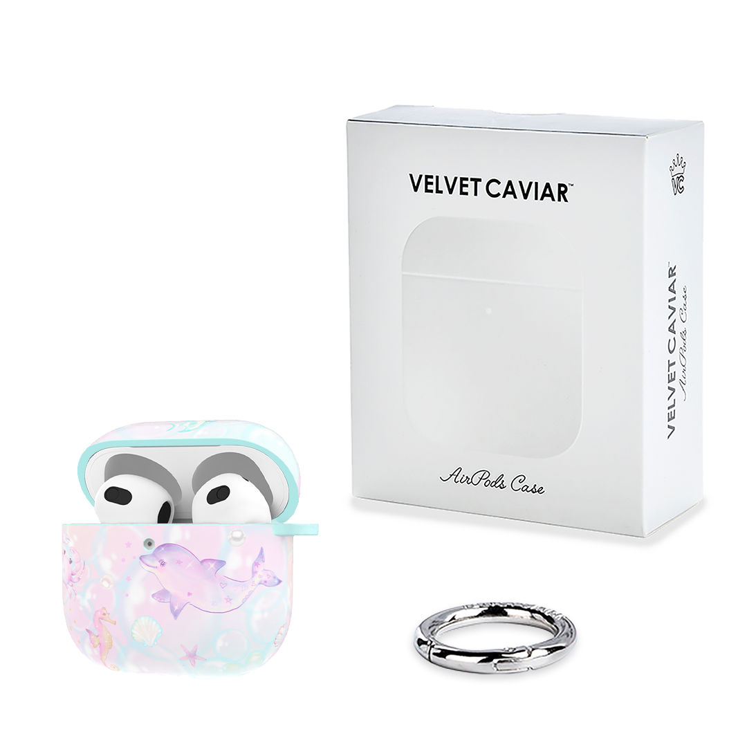 Aqua Angels AirPods Case – Cute Protective Cover