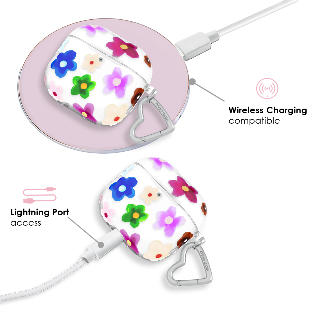 Flower Power AirPods Case – Cute Protective Cover