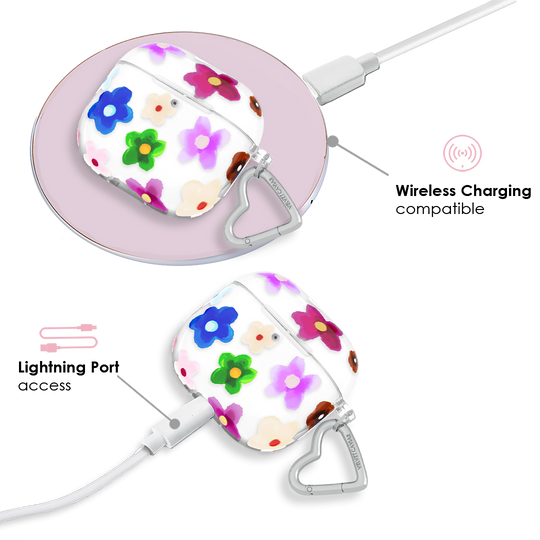 Flower Power AirPods Case – Cute Protective Cover