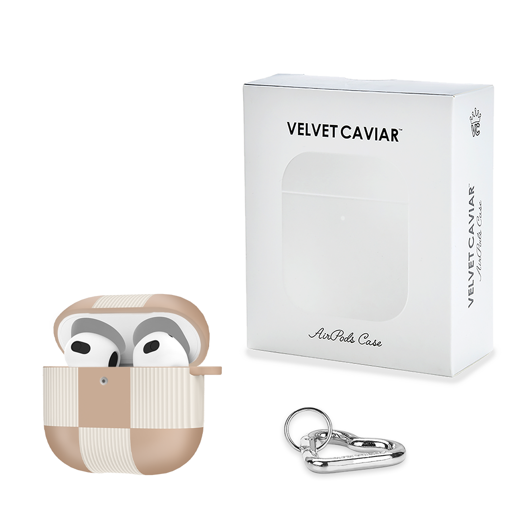 Nude Vibe Checker AirPods Case – Cute Protective Cover