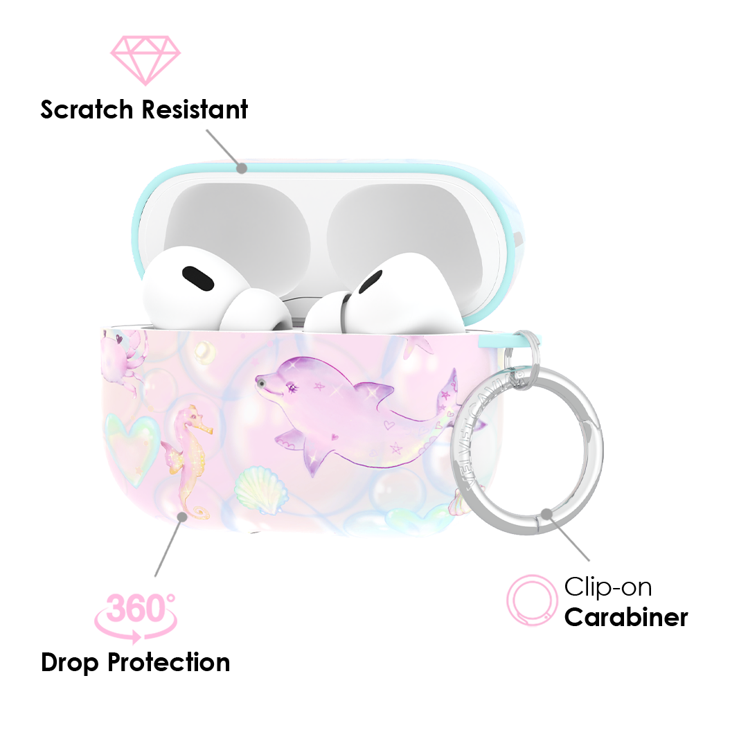 Aqua Angels AirPods Case – Cute Protective Cover