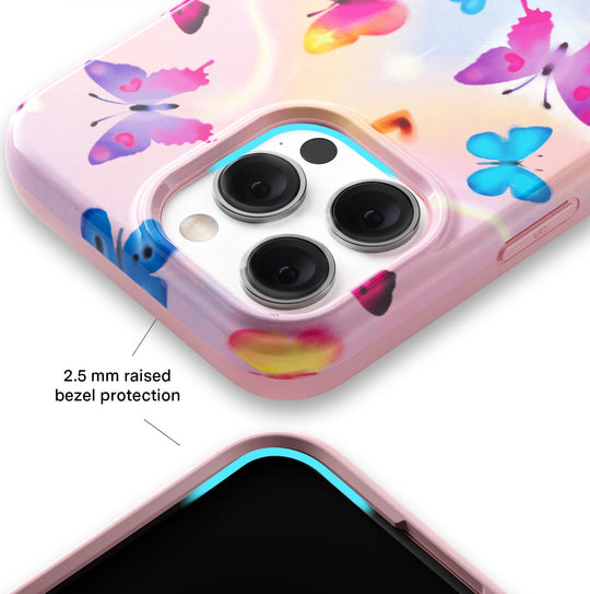 Aura Butterfly iPhone Case – Trendy Protective Phone Cover
