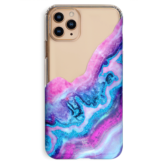 Geode Glitter Clear iPhone Case – Stylish Slim Phone Cover