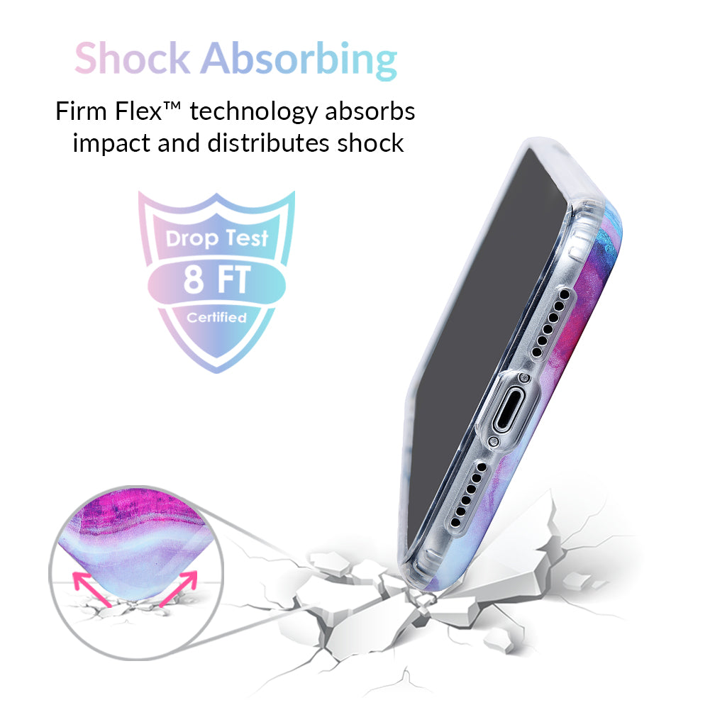Geode Glitter Clear iPhone Case – Stylish Slim Phone Cover
