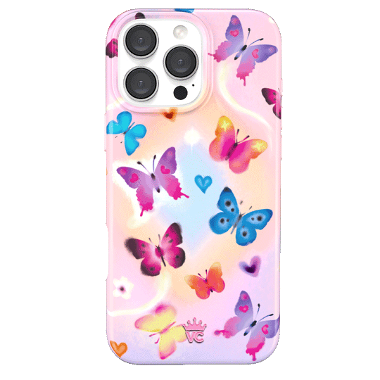 Aura Butterfly iPhone Case – Trendy Protective Phone Cover