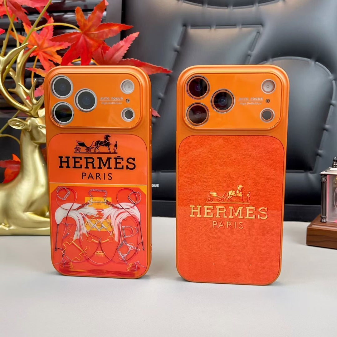 Premium H Glass Case For iPhone 17 / 16 / 15 / 14
