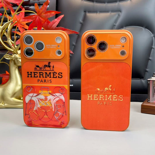 Premium H Glass Case For iPhone 17 / 16 / 15 / 14