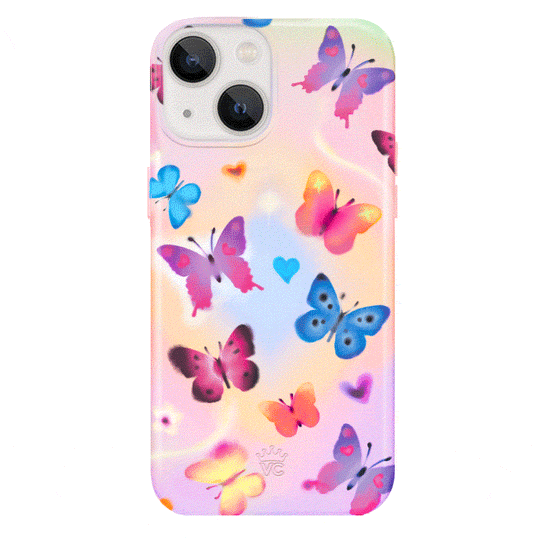 Aura Butterfly iPhone Case – Trendy Protective Phone Cover