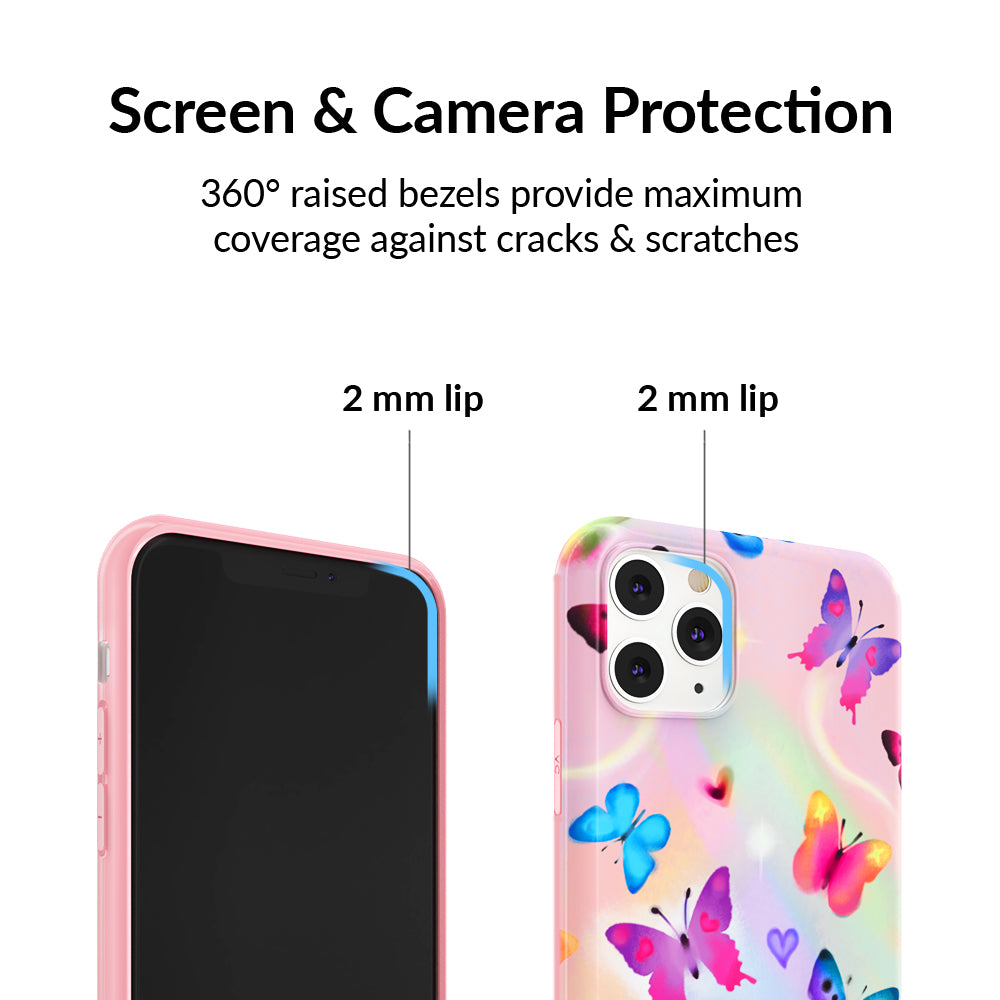 Aura Butterfly iPhone Case – Trendy Protective Phone Cover