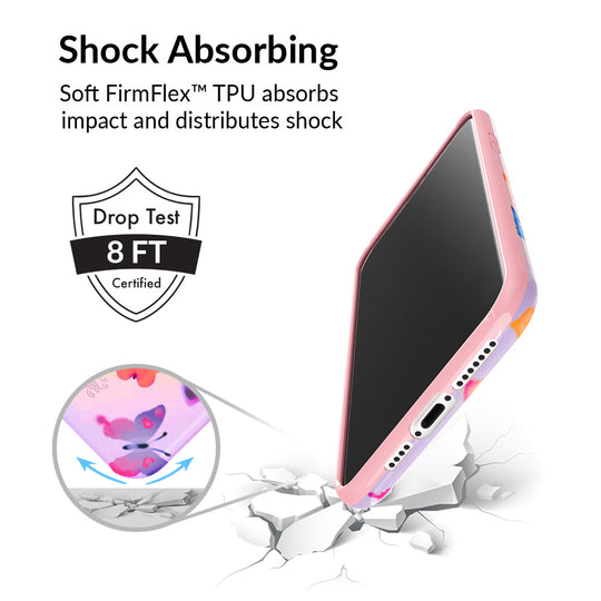 Aura Butterfly iPhone Case – Trendy Protective Phone Cover
