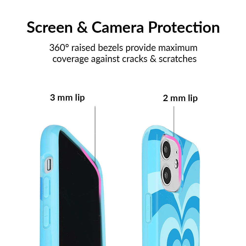 Blue Sweethearts iPhone Case – Cute Aesthetic Phone Cover