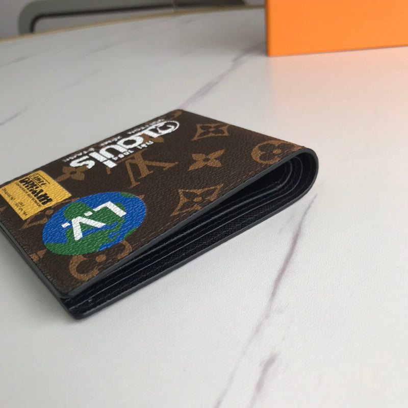 Leather ID Wallet Card