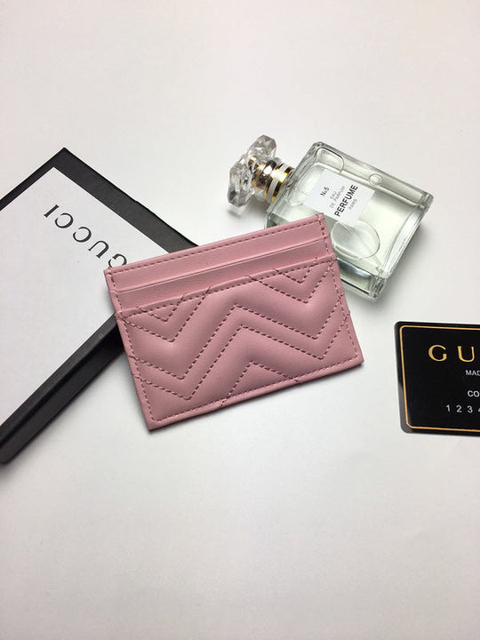 Leather Wallet Card Holder